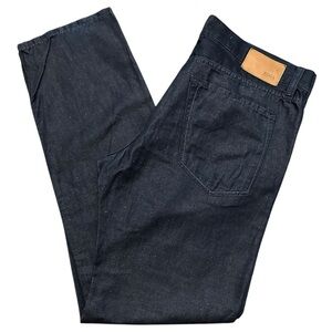 Hugo Boss Denim Men’s Size 36 x 32 Dark Blue Lightweight Straight Leg Jeans